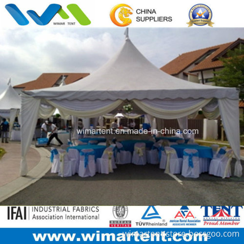 10mx10m White Aluminum PVC Pagoda Wedding Tent